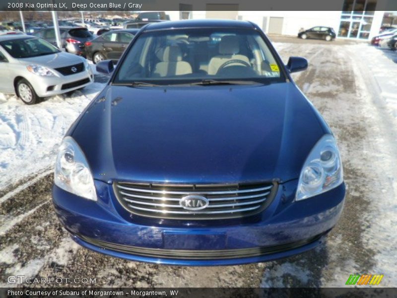 Deep Ocean Blue / Gray 2008 Kia Optima LX
