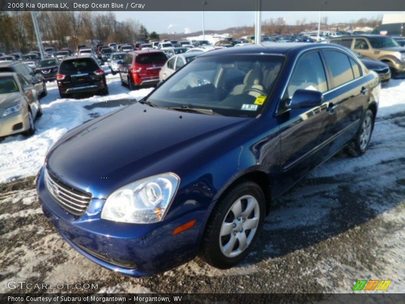 Deep Ocean Blue / Gray 2008 Kia Optima LX