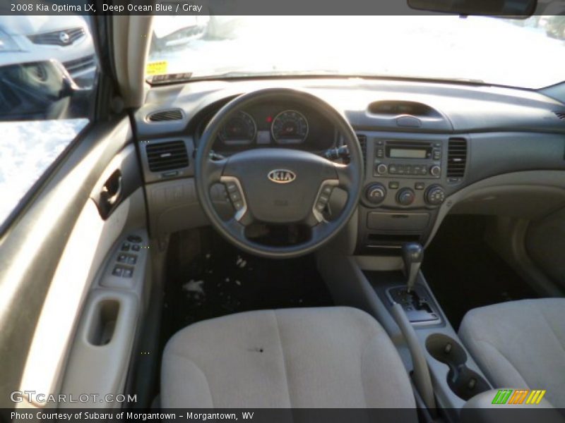 Deep Ocean Blue / Gray 2008 Kia Optima LX