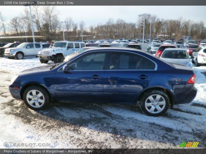Deep Ocean Blue / Gray 2008 Kia Optima LX