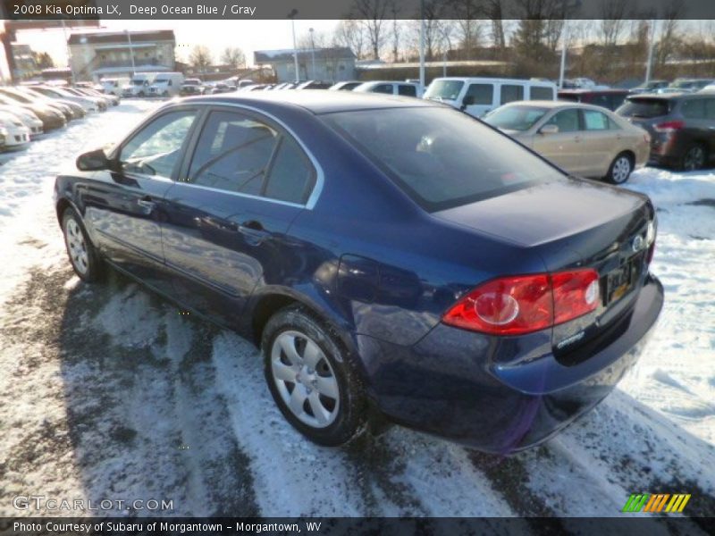 Deep Ocean Blue / Gray 2008 Kia Optima LX
