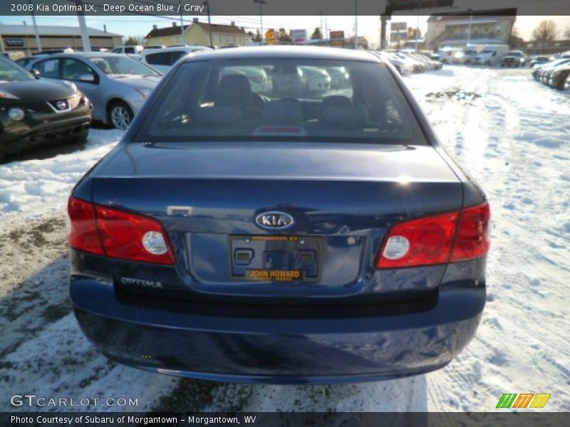 Deep Ocean Blue / Gray 2008 Kia Optima LX