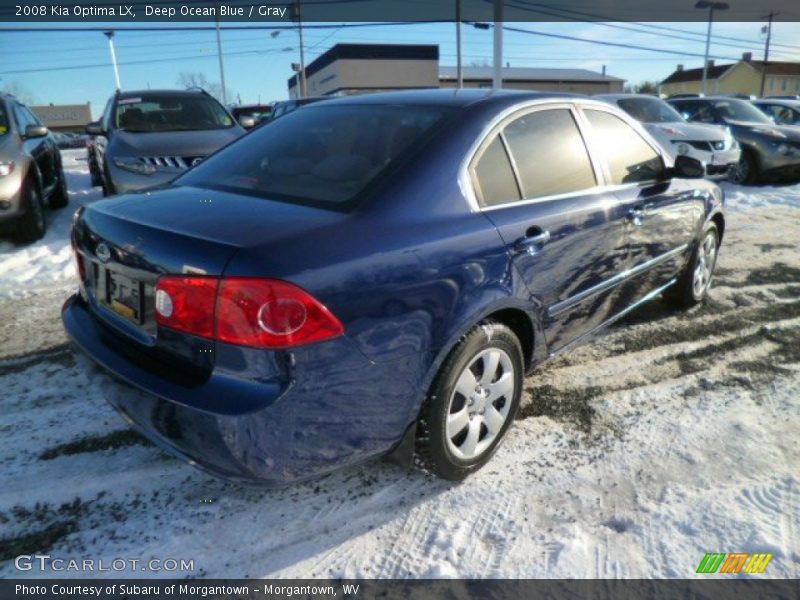 Deep Ocean Blue / Gray 2008 Kia Optima LX