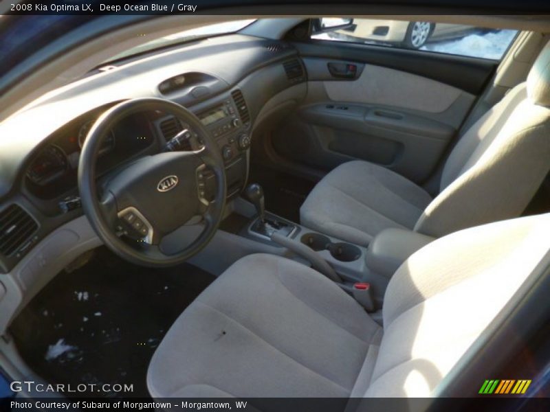 Deep Ocean Blue / Gray 2008 Kia Optima LX