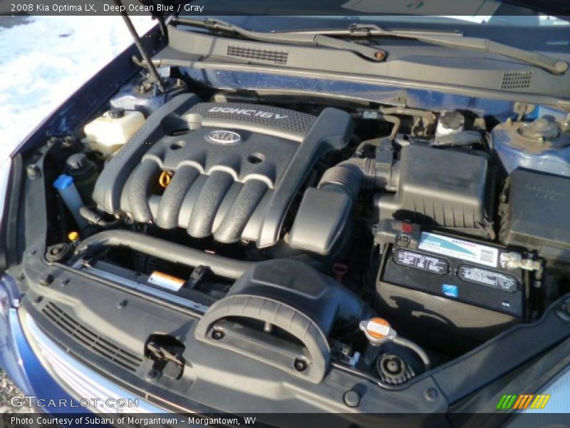 Deep Ocean Blue / Gray 2008 Kia Optima LX