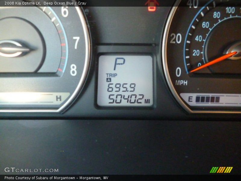 Deep Ocean Blue / Gray 2008 Kia Optima LX