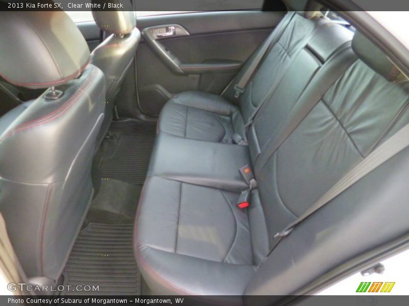 Rear Seat of 2013 Forte SX