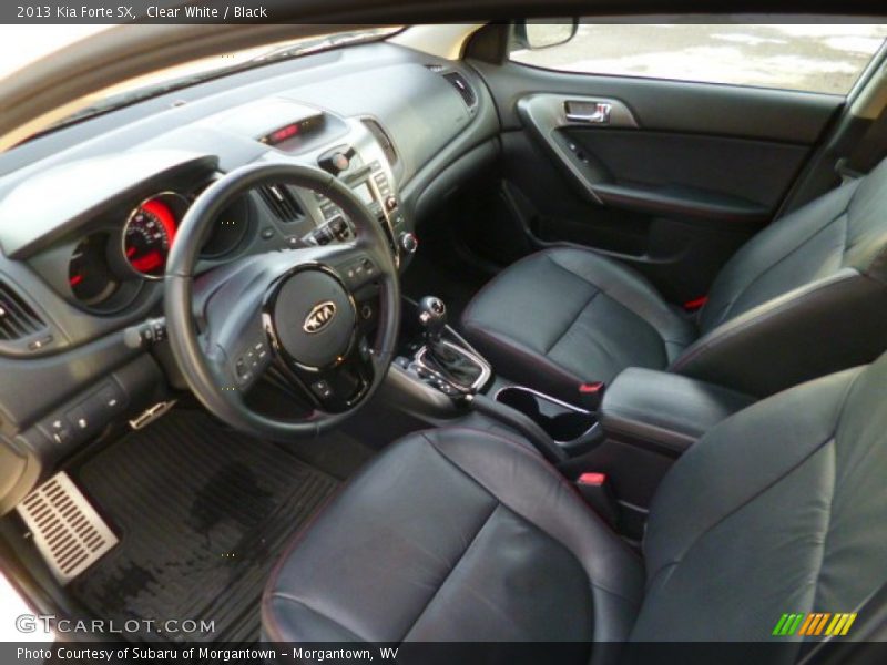 Black Interior - 2013 Forte SX 