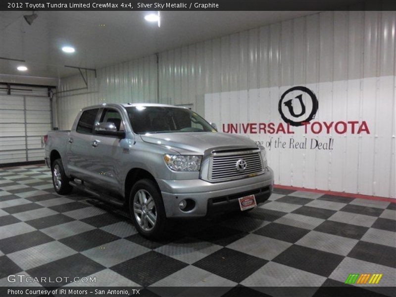 Silver Sky Metallic / Graphite 2012 Toyota Tundra Limited CrewMax 4x4
