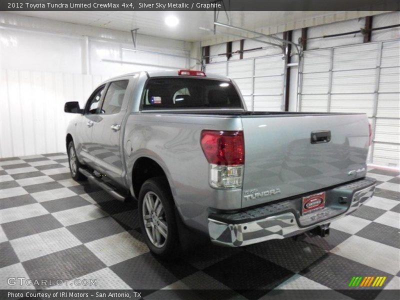 Silver Sky Metallic / Graphite 2012 Toyota Tundra Limited CrewMax 4x4
