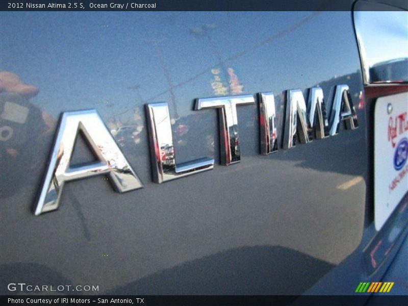 Ocean Gray / Charcoal 2012 Nissan Altima 2.5 S