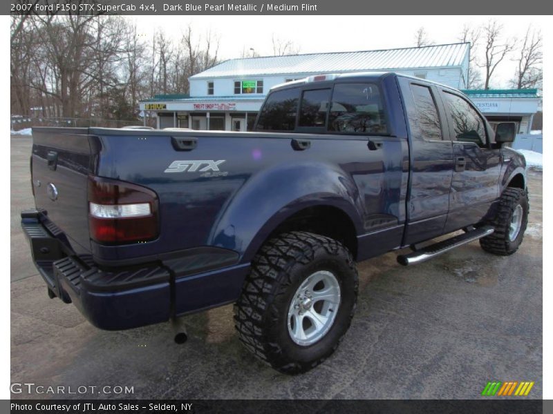 Dark Blue Pearl Metallic / Medium Flint 2007 Ford F150 STX SuperCab 4x4
