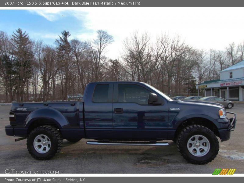 Dark Blue Pearl Metallic / Medium Flint 2007 Ford F150 STX SuperCab 4x4