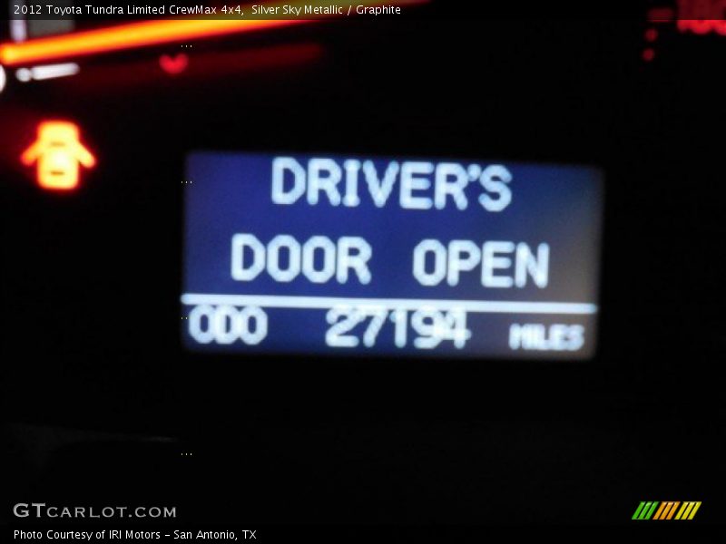 Silver Sky Metallic / Graphite 2012 Toyota Tundra Limited CrewMax 4x4