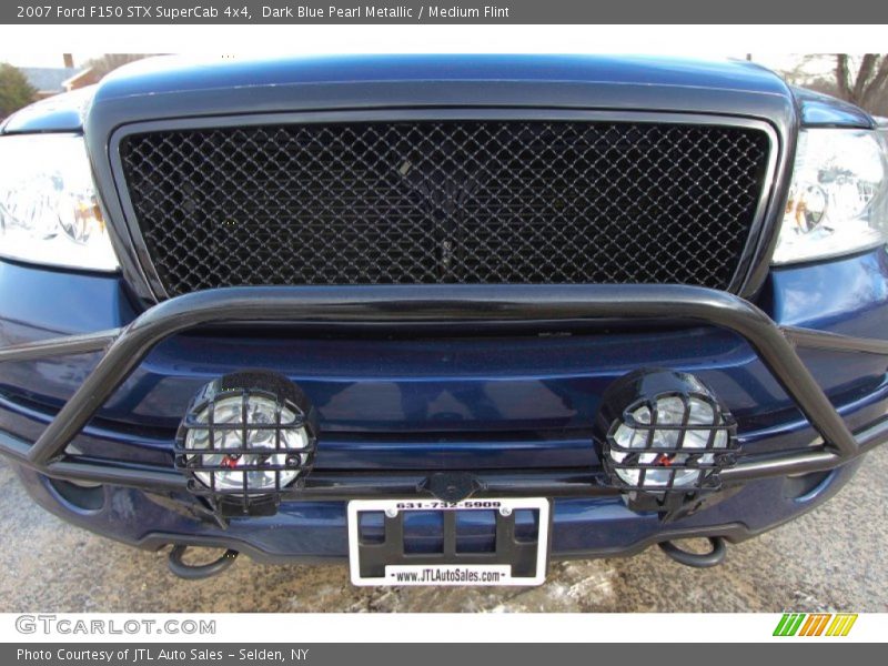 Dark Blue Pearl Metallic / Medium Flint 2007 Ford F150 STX SuperCab 4x4
