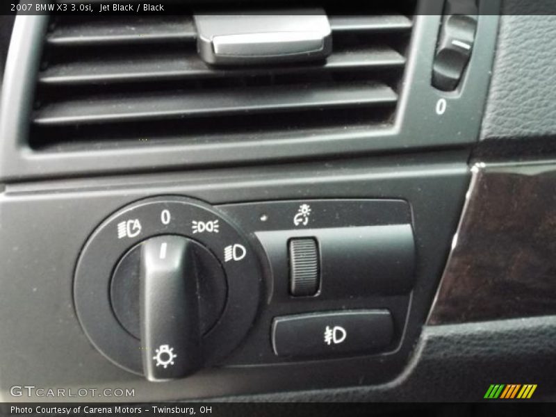 Jet Black / Black 2007 BMW X3 3.0si