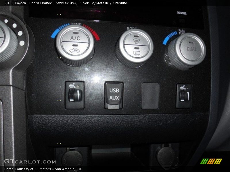 Silver Sky Metallic / Graphite 2012 Toyota Tundra Limited CrewMax 4x4