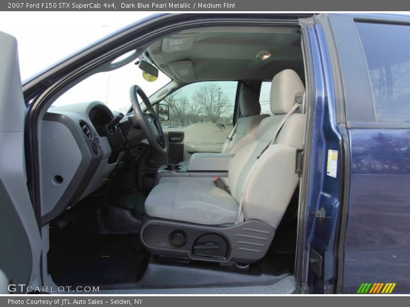 Dark Blue Pearl Metallic / Medium Flint 2007 Ford F150 STX SuperCab 4x4