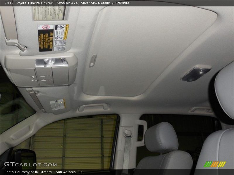 Silver Sky Metallic / Graphite 2012 Toyota Tundra Limited CrewMax 4x4
