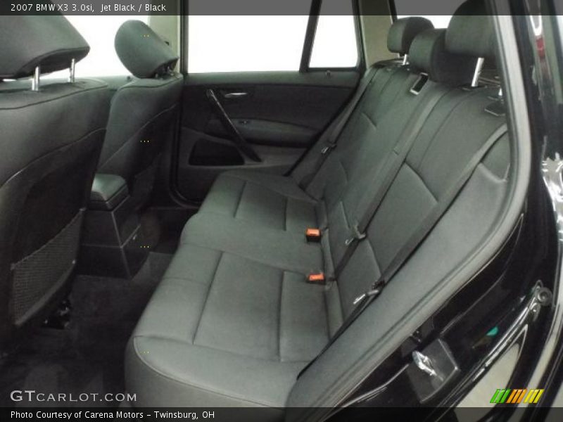Jet Black / Black 2007 BMW X3 3.0si
