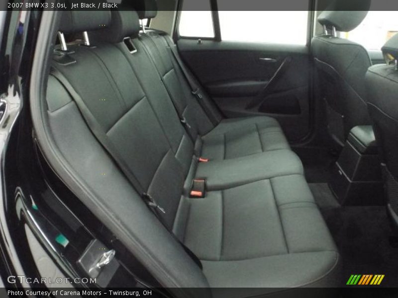 Jet Black / Black 2007 BMW X3 3.0si