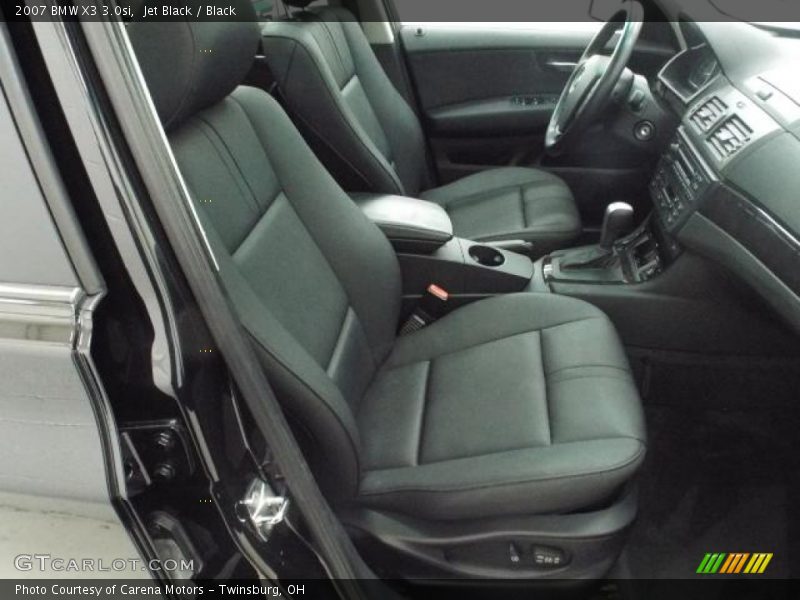 Jet Black / Black 2007 BMW X3 3.0si