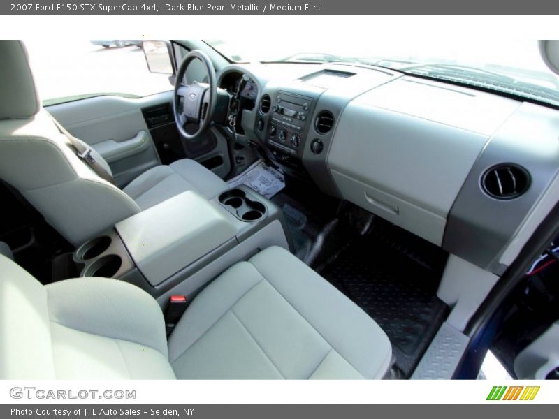 Dark Blue Pearl Metallic / Medium Flint 2007 Ford F150 STX SuperCab 4x4