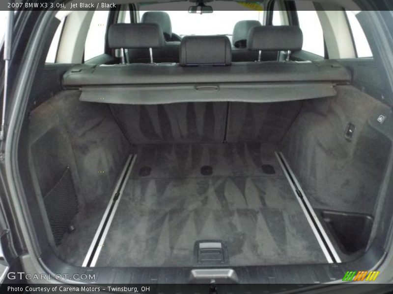 Jet Black / Black 2007 BMW X3 3.0si