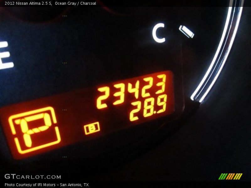Ocean Gray / Charcoal 2012 Nissan Altima 2.5 S