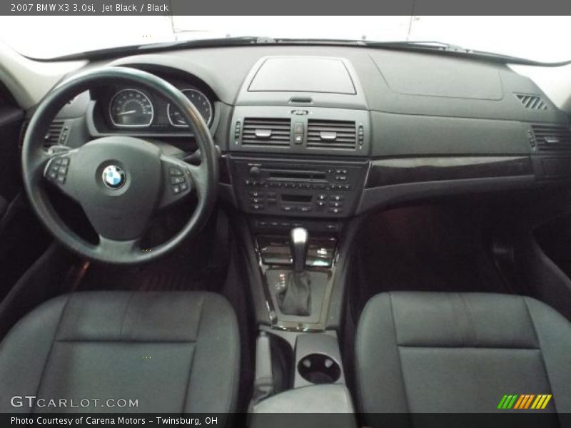 Jet Black / Black 2007 BMW X3 3.0si