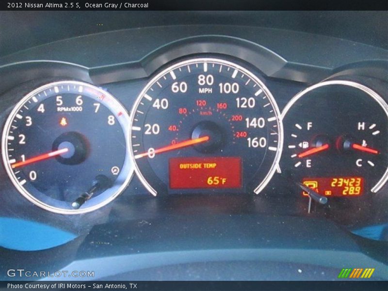 Ocean Gray / Charcoal 2012 Nissan Altima 2.5 S