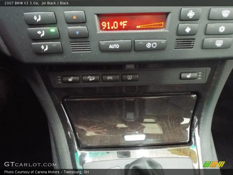 Jet Black / Black 2007 BMW X3 3.0si