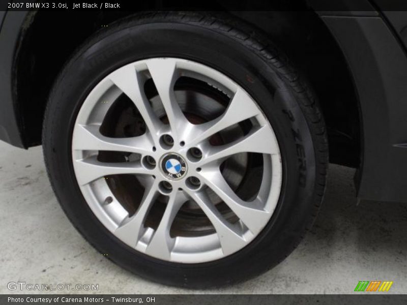 Jet Black / Black 2007 BMW X3 3.0si