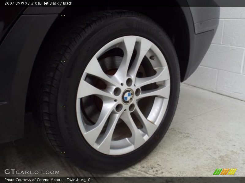 Jet Black / Black 2007 BMW X3 3.0si