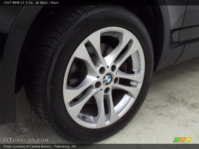 Jet Black / Black 2007 BMW X3 3.0si