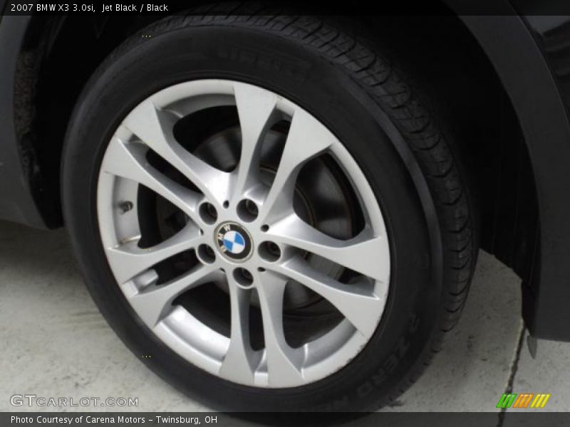 Jet Black / Black 2007 BMW X3 3.0si