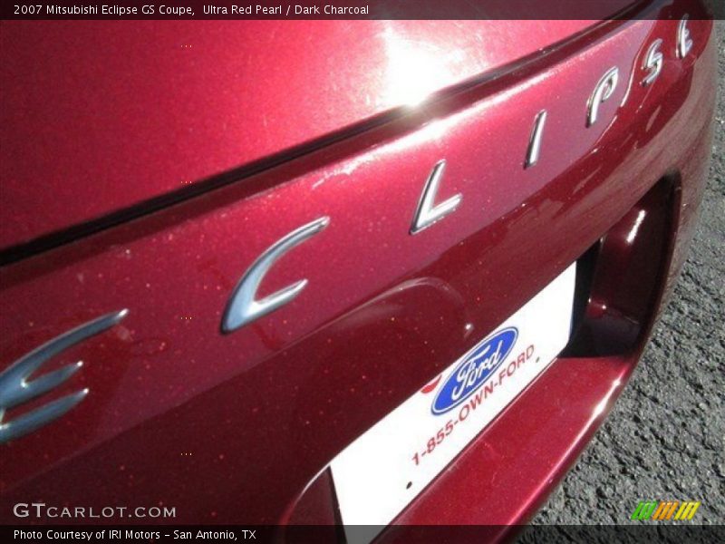 Ultra Red Pearl / Dark Charcoal 2007 Mitsubishi Eclipse GS Coupe
