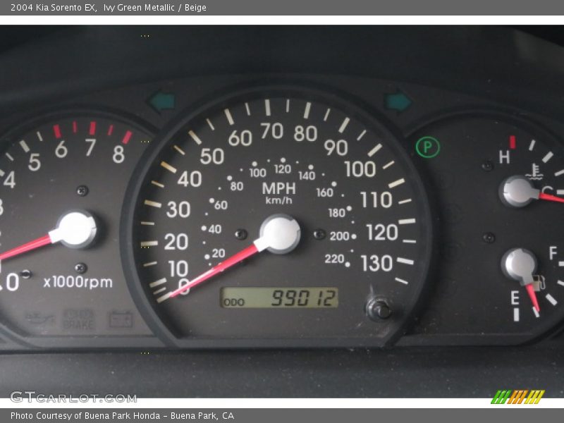 Ivy Green Metallic / Beige 2004 Kia Sorento EX