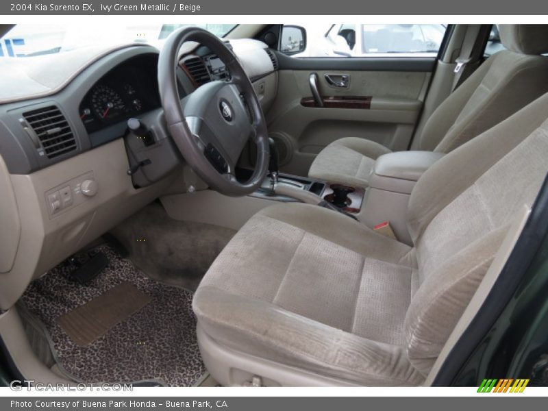 Ivy Green Metallic / Beige 2004 Kia Sorento EX