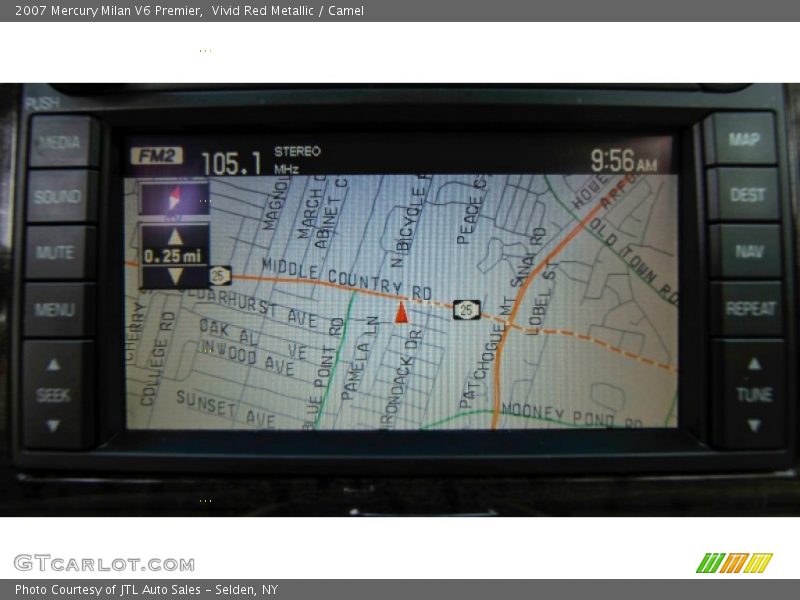 Vivid Red Metallic / Camel 2007 Mercury Milan V6 Premier