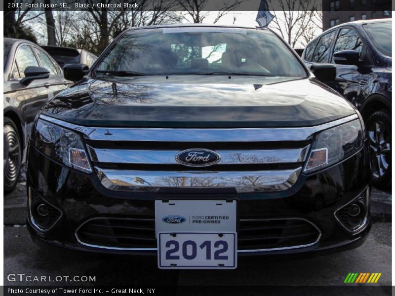 Black / Charcoal Black 2012 Ford Fusion SEL