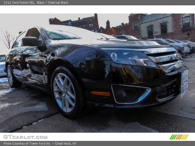 Black / Charcoal Black 2012 Ford Fusion SEL