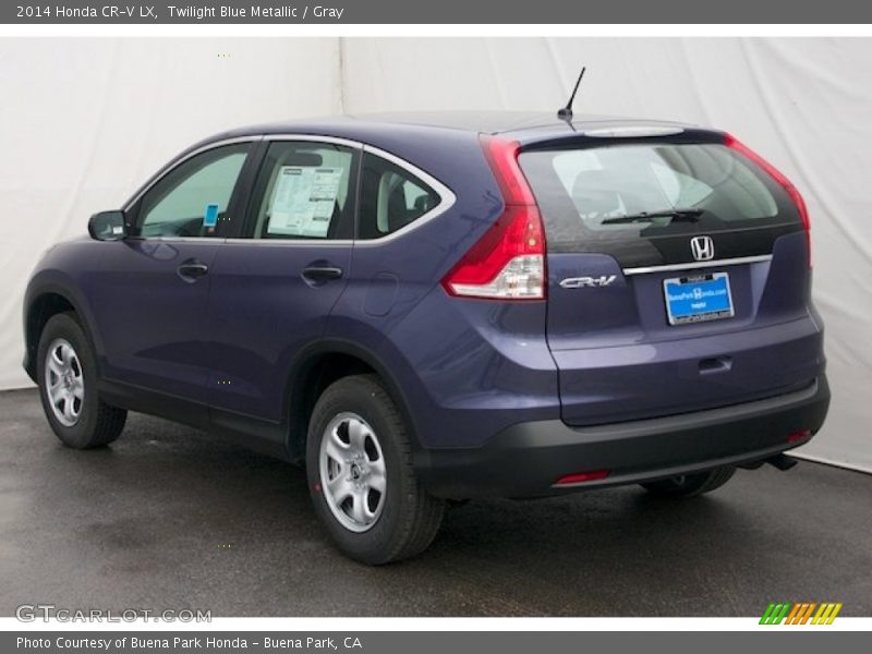 Twilight Blue Metallic / Gray 2014 Honda CR-V LX