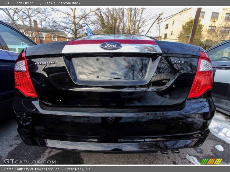 Black / Charcoal Black 2012 Ford Fusion SEL