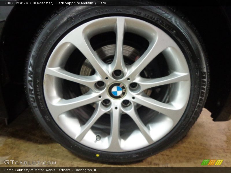 Black Sapphire Metallic / Black 2007 BMW Z4 3.0i Roadster