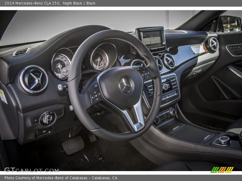 Night Black / Black 2014 Mercedes-Benz CLA 250