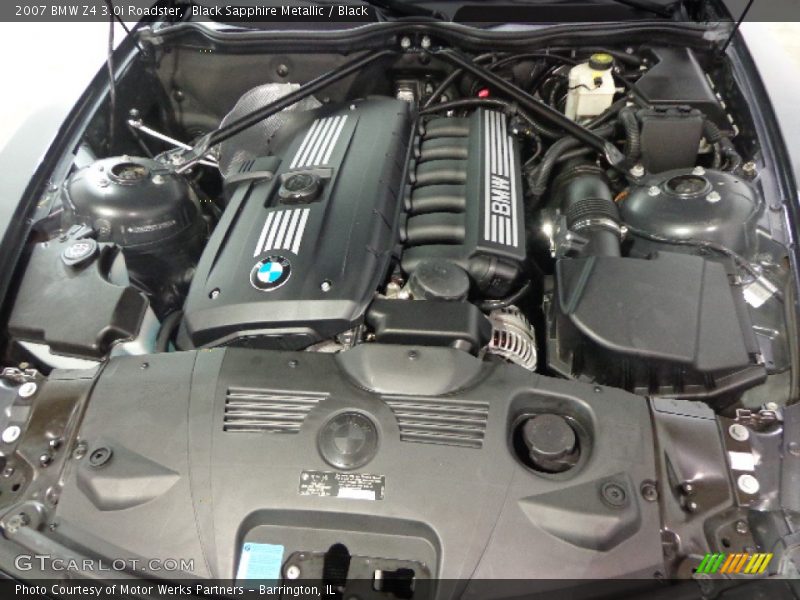 Black Sapphire Metallic / Black 2007 BMW Z4 3.0i Roadster