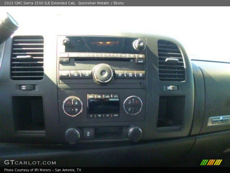 Quicksilver Metallic / Ebony 2013 GMC Sierra 1500 SLE Extended Cab