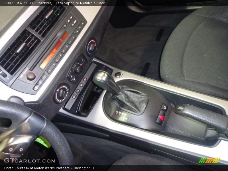 Black Sapphire Metallic / Black 2007 BMW Z4 3.0i Roadster