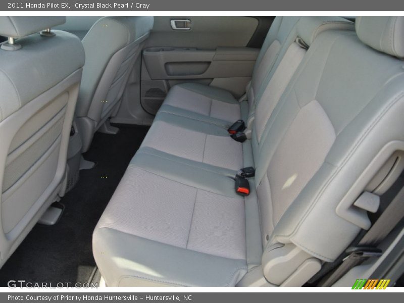 Crystal Black Pearl / Gray 2011 Honda Pilot EX